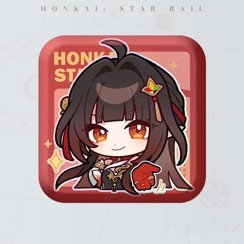 Honkai: Star Rail Pom-Pom Gallery Lingsha square badge