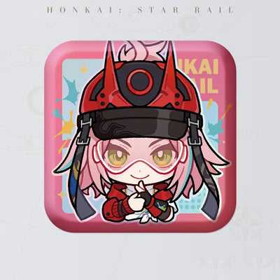 Honkai: Star Rail Pom-Pom Gallery Rappa square badge