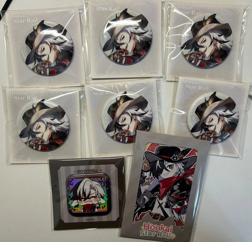 Honkai: Star Rail Pom-Pom Gallery Series Insignias Cuadradas