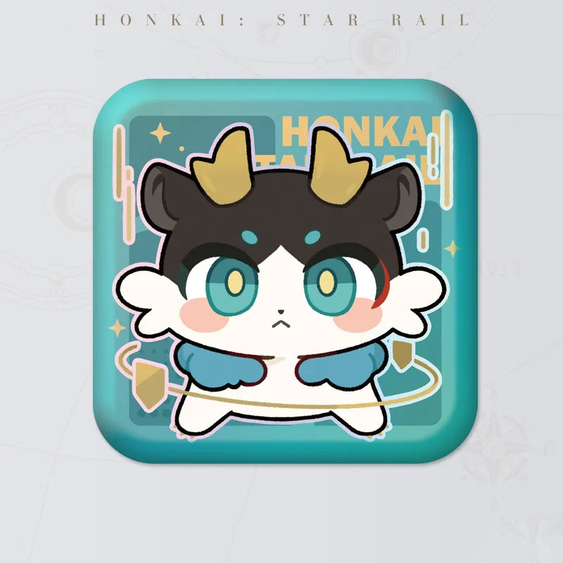 Honkai: Star Rail Pom-Pom Gallery Toasty Dragon square badge