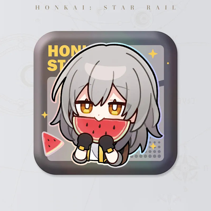 Honkai: Star Rail Pom-Pom Gallery Trailblazer Female square badge