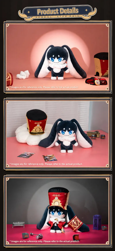 Pom-Pom plush toy and conductor outfit product detail display