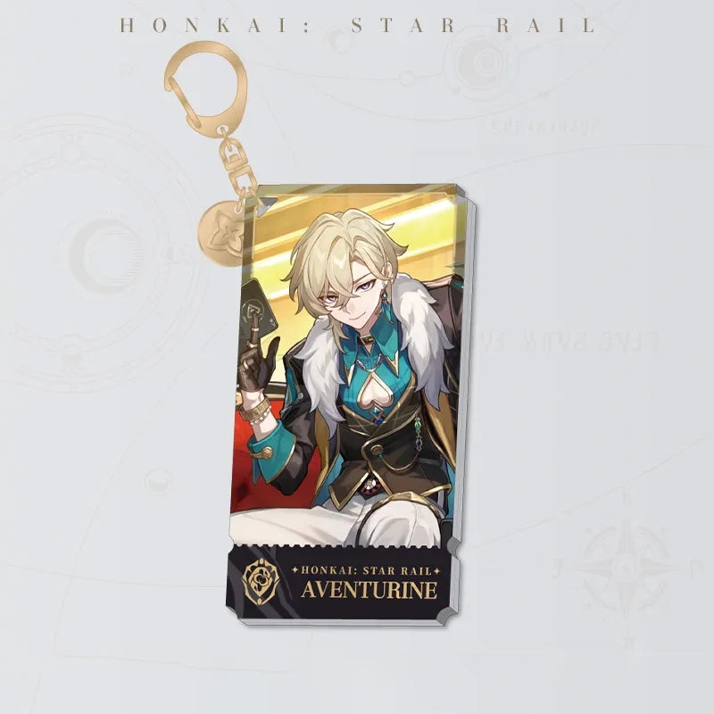 Honkai: Star Rail Aventurine Preservation acrylic charm