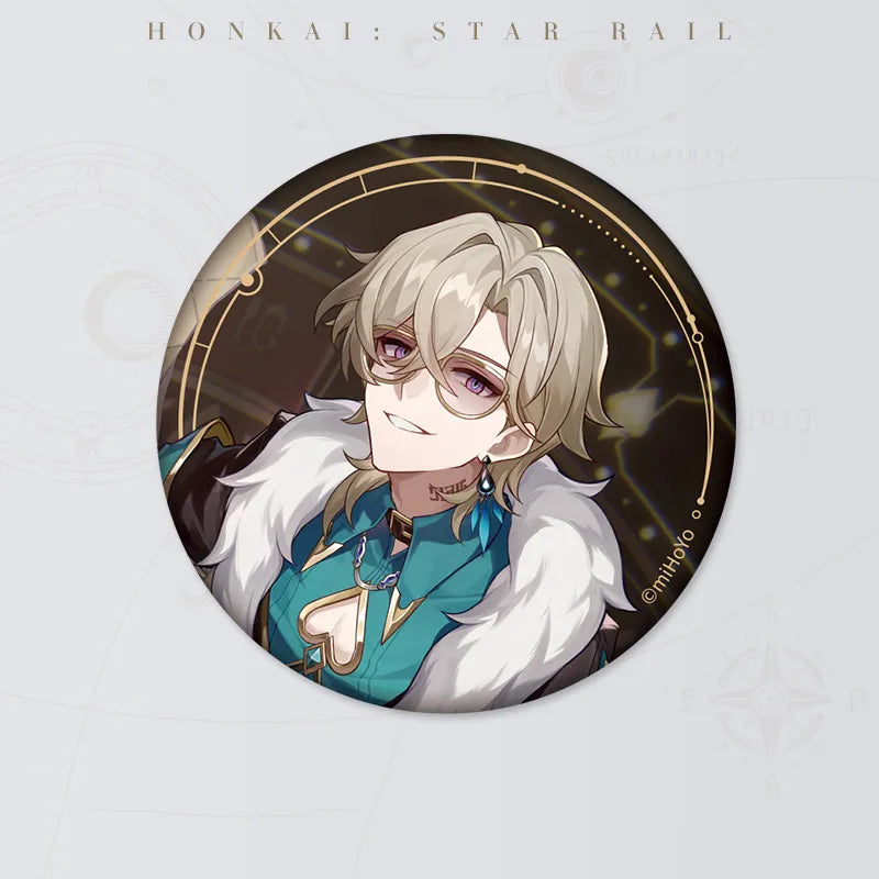Honkai: Star Rail Starry Invitation Series Aventurine round badge