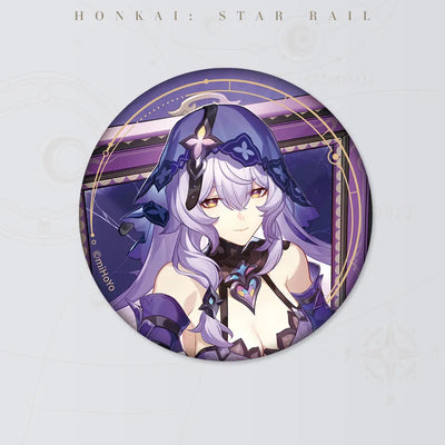 Honkai: Star Rail Starry Invitation Series Black Swan round badge