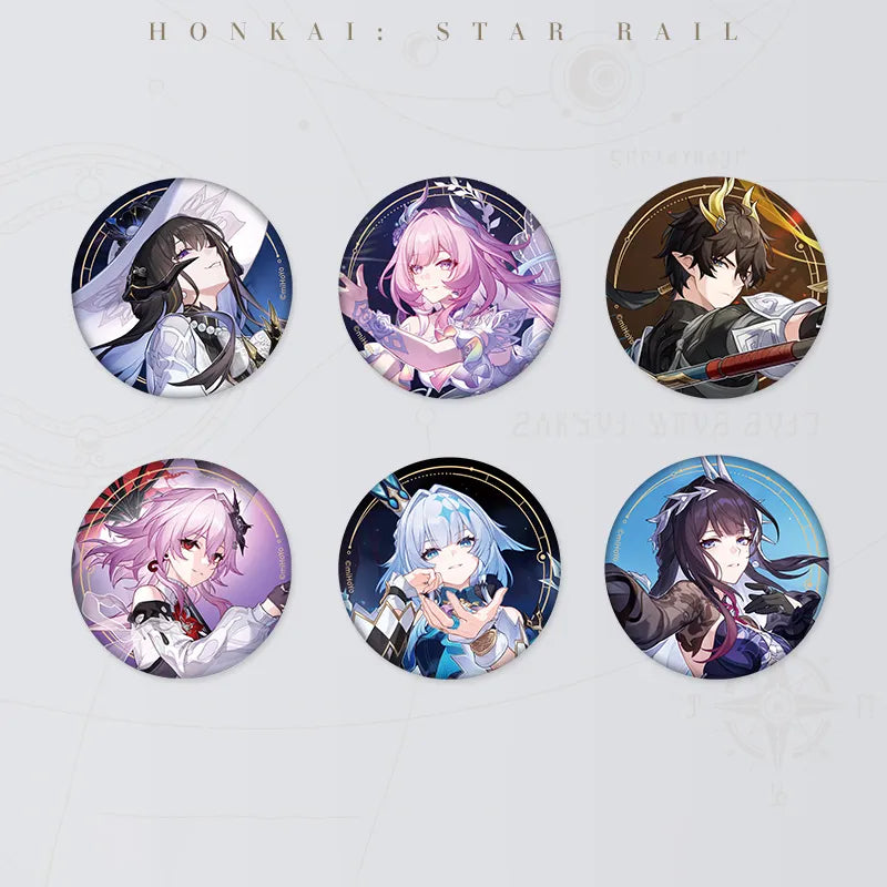 Honkai: Star Rail Starry Invitation Series collectible badge collection display 1