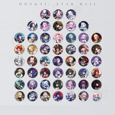Honkai: Star Rail Starry Invitation Series collectible badge collection display 3