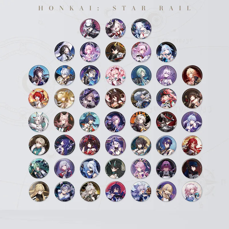 Honkai: Star Rail Starry Invitation Series collectible badge collection display 3