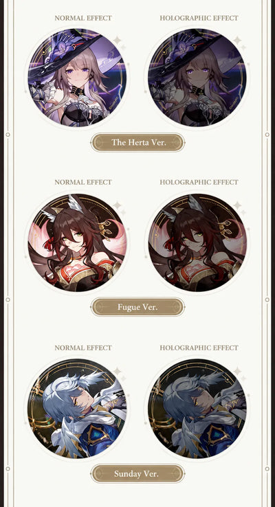 The Herta, Fugue and Sunday badge effect comparisons