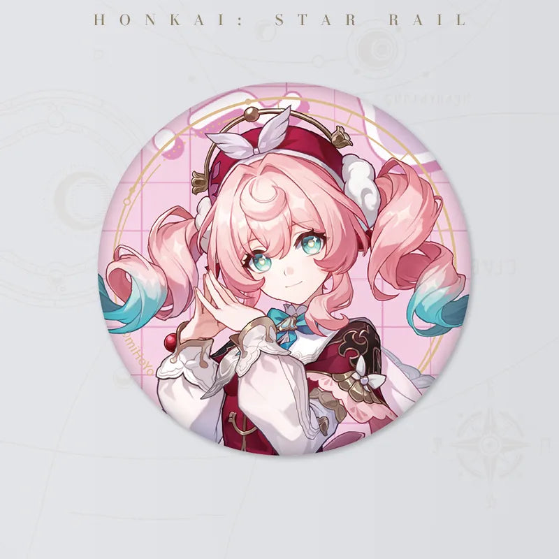Honkai: Star Rail Starry Invitation Series Hyacine round badge