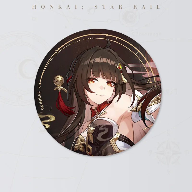 Honkai: Star Rail Starry Invitation Series Lingsha round badge