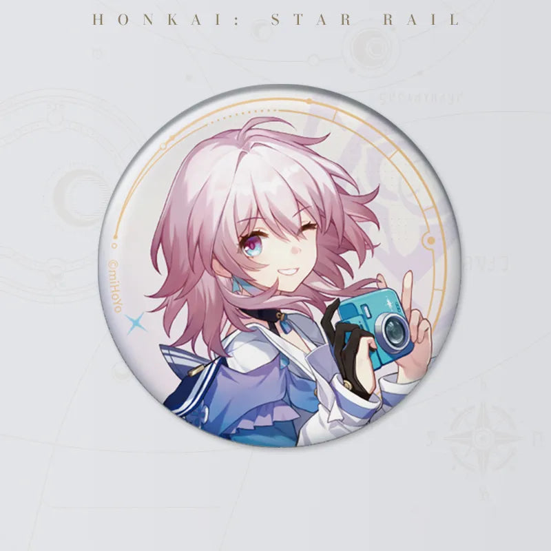Honkai: Star Rail Starry Invitation Series March 7th round badge