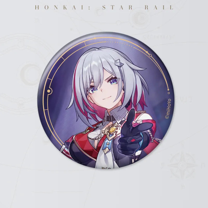 Honkai: Star Rail Starry Invitation Series Topaz round badge
