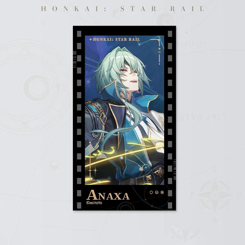 Honkai: Star Rail Starry Invitation Series Anaxa Filmstrip Card on white background