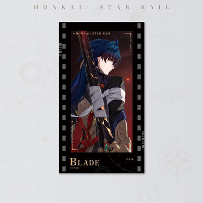 Honkai: Star Rail Starry Invitation Series Blade Filmstrip Card on white background