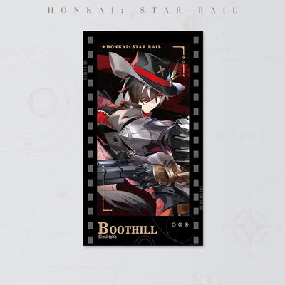 Honkai: Star Rail Starry Invitation Series Boothill Filmstrip Card on white background
