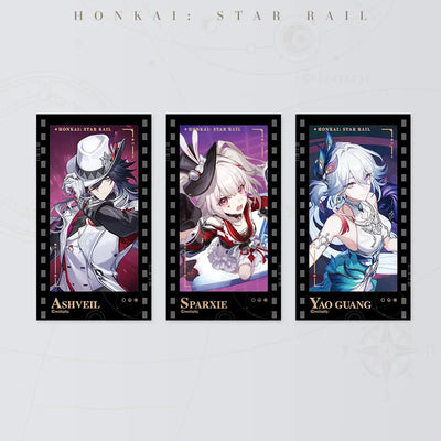 Honkai: Star Rail Starry Invitation Series Filmstrip Cards collection overview 2