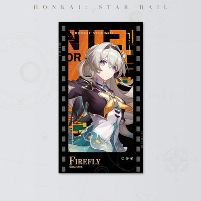 Honkai: Star Rail Starry Invitation Series Firefly Filmstrip Card on white background