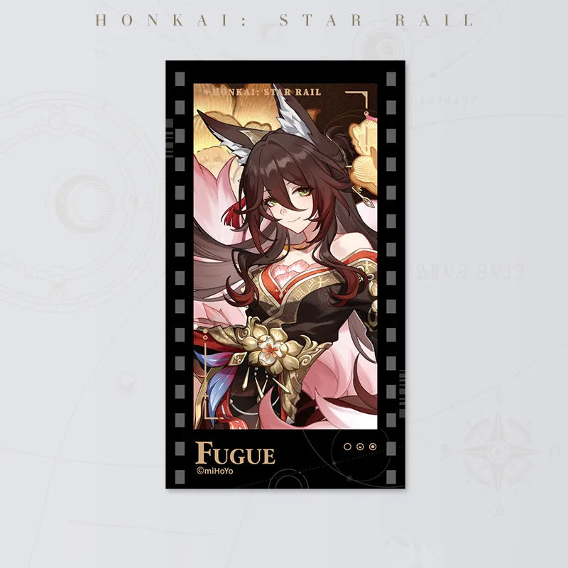 Honkai: Star Rail Starry Invitation Series Fugue Filmstrip Card on white background