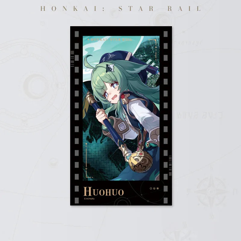 Honkai: Star Rail Starry Invitation Series Huohuo Filmstrip Card on white background