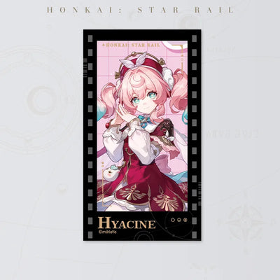 Honkai: Star Rail Starry Invitation Series Hyacine Filmstrip Card on white background