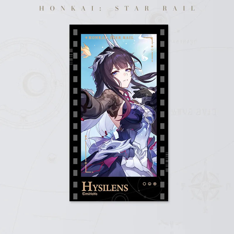 Honkai: Star Rail Starry Invitation Series Hysilens Filmstrip Card on white background
