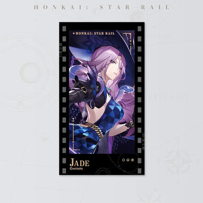 Honkai: Star Rail Starry Invitation Series Jade Filmstrip Card on white background