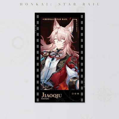 Honkai: Star Rail Starry Invitation Series Jiaoqiu Filmstrip Card on white background