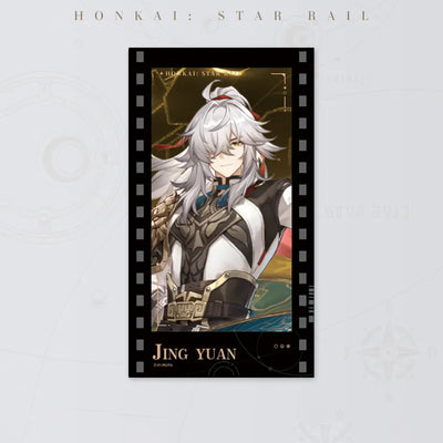 Honkai: Star Rail Starry Invitation Series Jing Yuan Filmstrip Card on white background