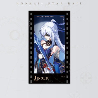 Honkai: Star Rail Starry Invitation Series Jingliu Filmstrip Card on white background