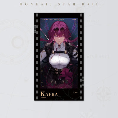Honkai: Star Rail Starry Invitation Series Kafka Filmstrip Card on white background