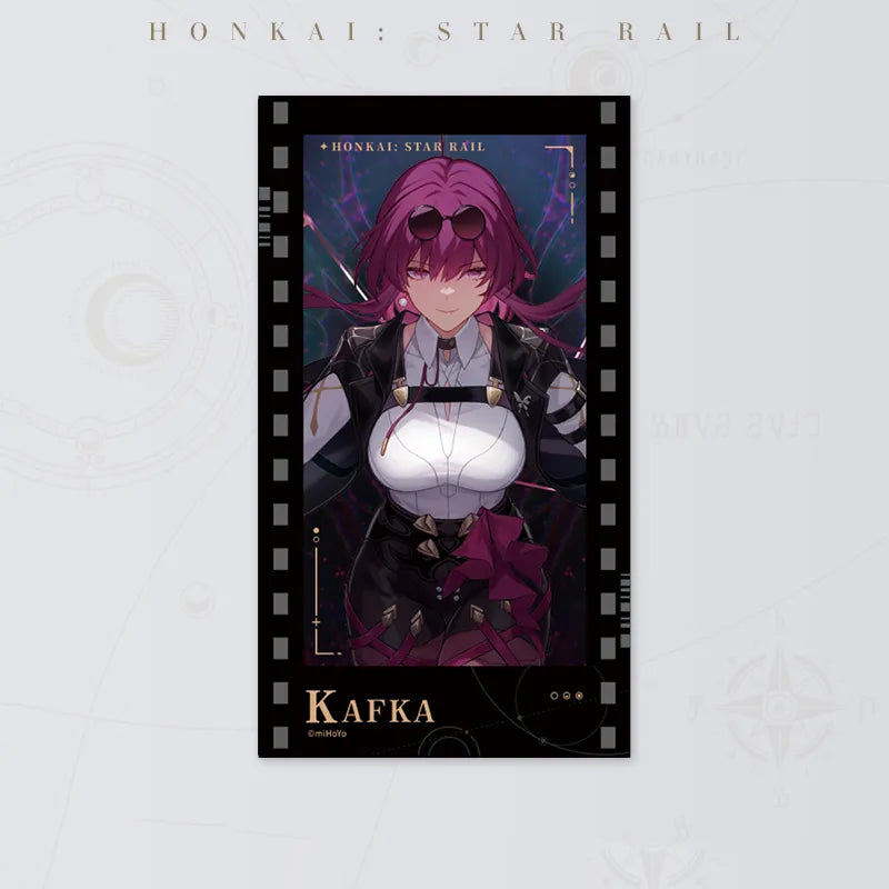 Honkai: Star Rail Starry Invitation Series Kafka Filmstrip Card on white background