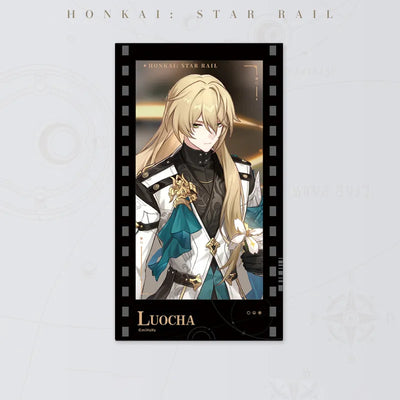 Honkai: Star Rail Starry Invitation Series Luocha Filmstrip Card on white background