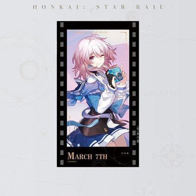 Honkai: Star Rail Starry Invitation Series March 7th Filmstrip Card on white background
