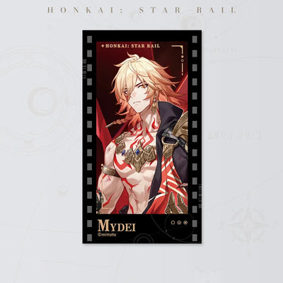 Honkai: Star Rail Starry Invitation Series Mydei Filmstrip Card on white background