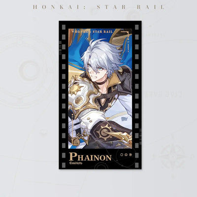 Honkai: Star Rail Starry Invitation Series Phainon Filmstrip Card on white background