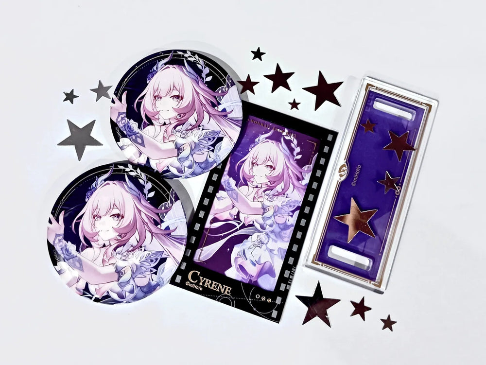 Honkai: Star Rail Starry Invitation Series Cartões estilo filme