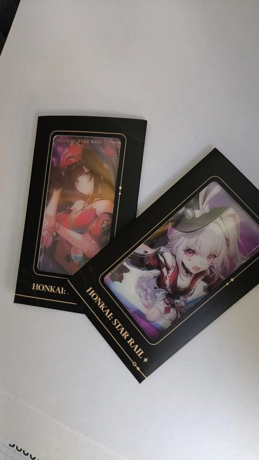 Honkai: Star Rail Starry Invitation Series Cartões estilo filme