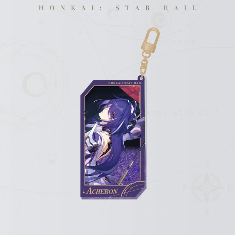 Honkai: Star Rail Starry Invitation Series Acheron Flowing Sand Acrylic Charm