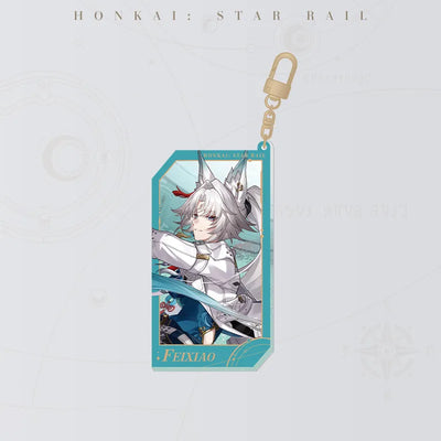 Honkai: Star Rail Starry Invitation Series Feixiao Flowing Sand Acrylic Charm