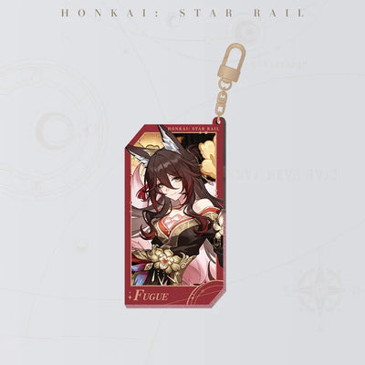 Honkai: Star Rail Starry Invitation Series Fugue Flowing Sand Acrylic Charm