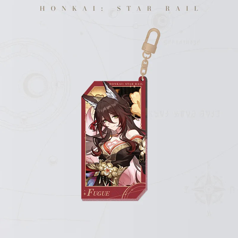 Honkai: Star Rail Starry Invitation Series Fugue Flowing Sand Acrylic Charm