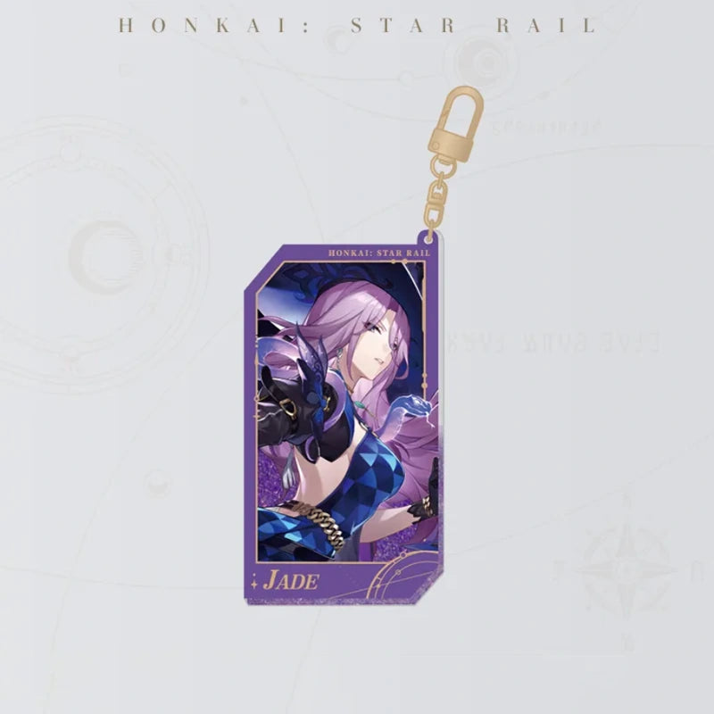 Honkai: Star Rail Starry Invitation Series Jade Flowing Sand Acrylic Charm