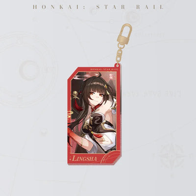 Honkai: Star Rail Starry Invitation Series Lingsha Flowing Sand Acrylic Charm