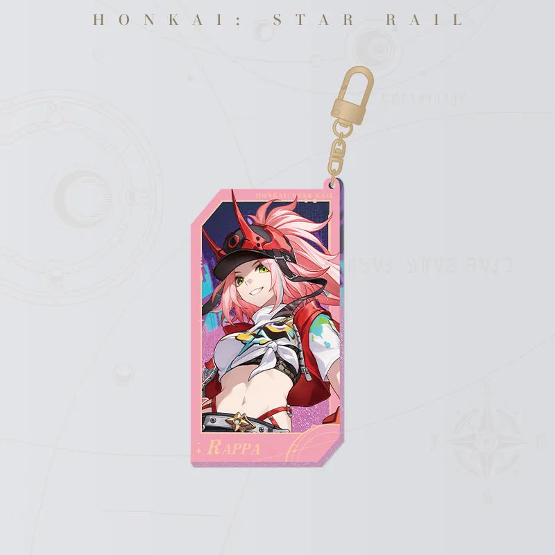 Honkai: Star Rail Starry Invitation Series Rappa Flowing Sand Acrylic Charm