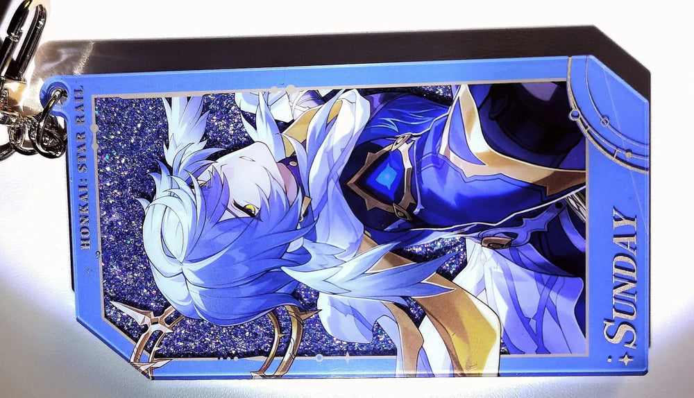 Honkai: Star Rail Starry Invitation Series Acrylanhänger mit Fließsand