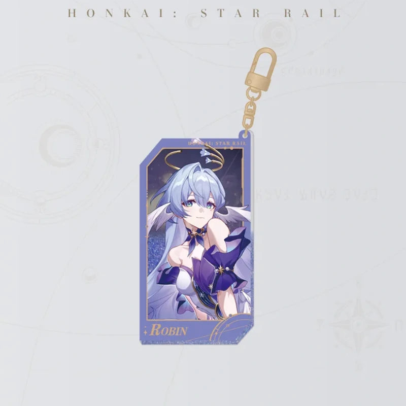 Honkai: Star Rail Starry Invitation Series Robin Flowing Sand Acrylic Charm