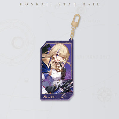 Honkai: Star Rail Starry Invitation Series Serval Flowing Sand Acrylic Charm