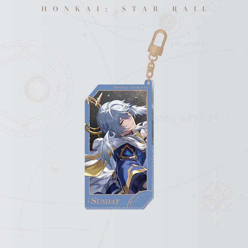 Honkai: Star Rail Starry Invitation Series Sunday Flowing Sand Acrylic Charm