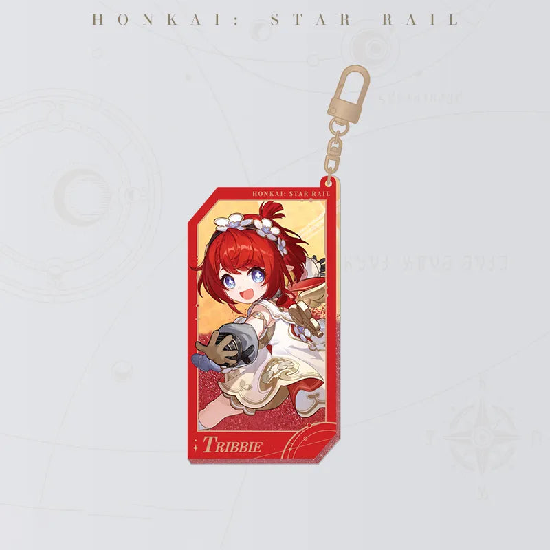 Honkai: Star Rail Starry Invitation Series Tribbie Flowing Sand Acrylic Charm